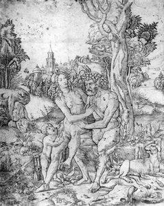 一系列的fauns，c.1510 作者 乔瓦尼·巴蒂斯塔·帕卢巴